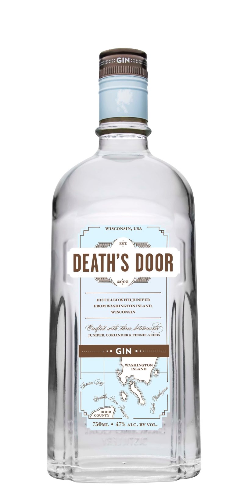 DeathsDoorGin750mlBottle Front