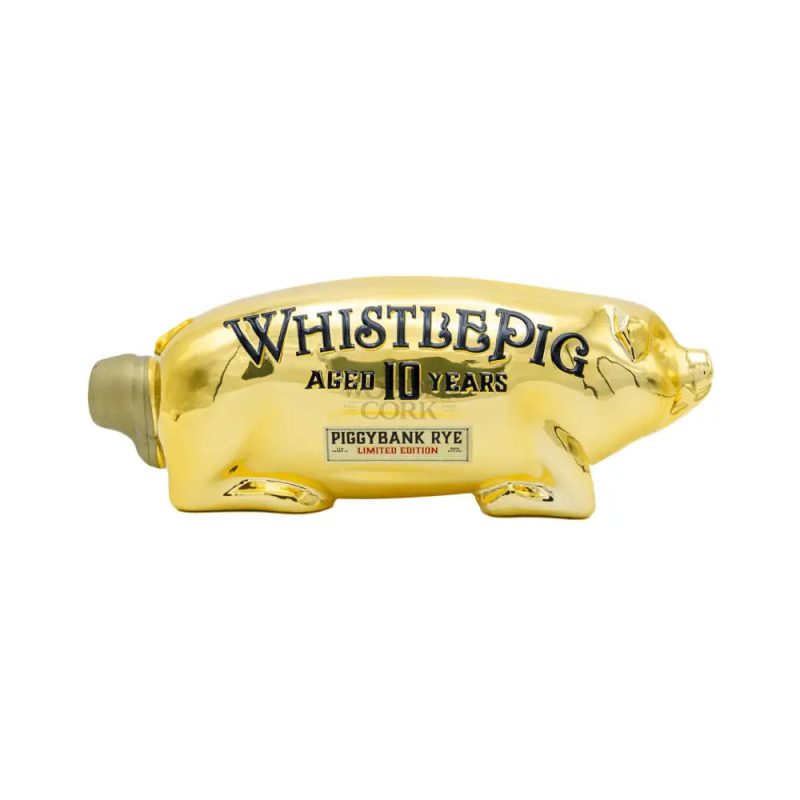 whistlepig limited edition 10 years aged piggybank rye gold 815